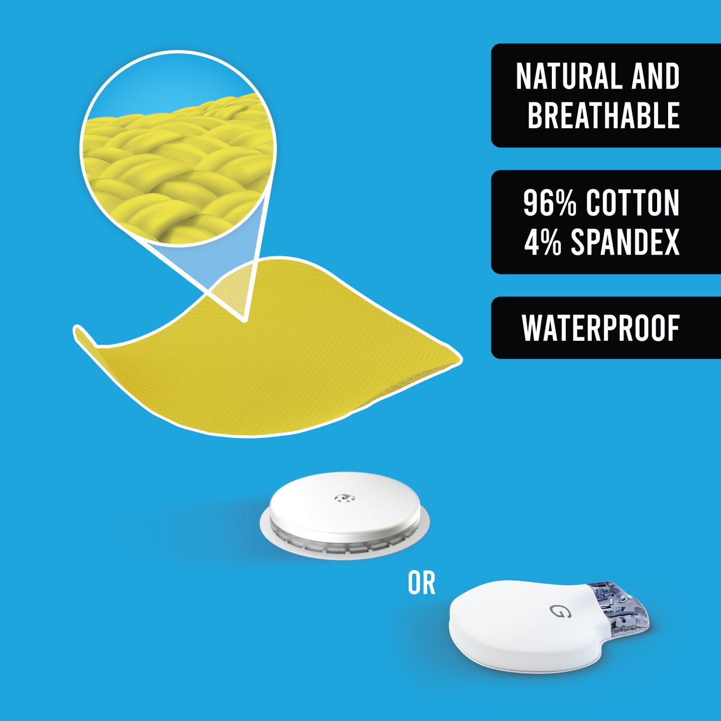 Plāksteris CGM sensoriem Dexcom One+, Freestyle Libre 1, 2 & 3 - Not Just a Patch - Bēšs - 20 gab