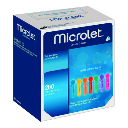 Bayer Ascensia Microlet Lancetes - 28G, 0.5 mm - 200 gab